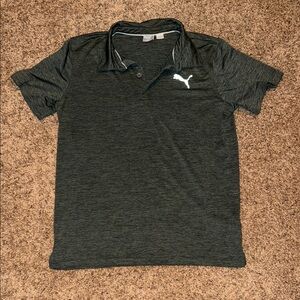 Puma Boy’s heather green Polo Shirt